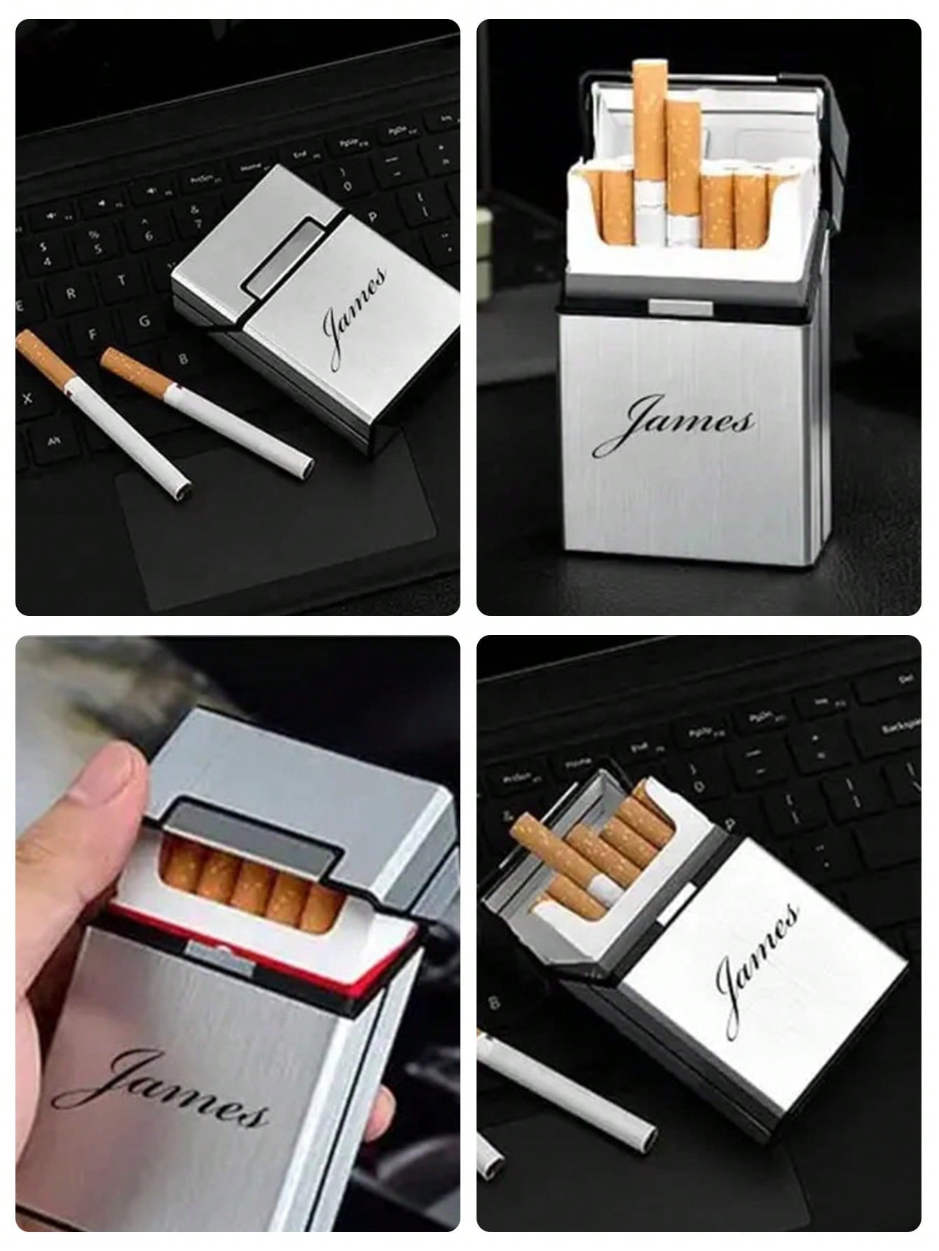 Custom Engraved Cigarette Case
